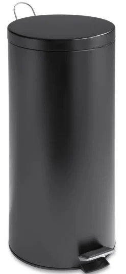TRUSH CAN ROUND BLK 8GAL