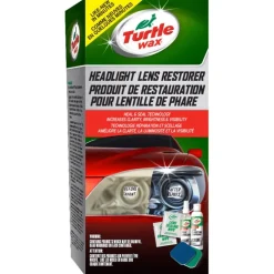 Turtle Wax Glass/Metal/Plastic Headlight Restorer Kit