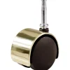 TWIN CASTER BLK 75LB 2"D