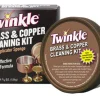 Twinkle Brass & Copper Cleaning Kit with Applicator Sponge, 4.4 oz. (Pack of 12)