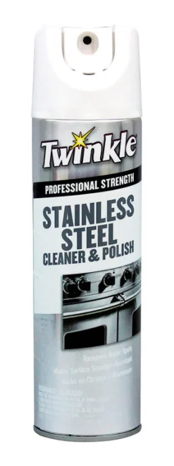 Twinkle Fresh Clean Scent Stainless Steel Cleaner 17 oz. Aerosol (Pack of 6)