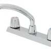 Two Handle Chrome Kitchen Faucet