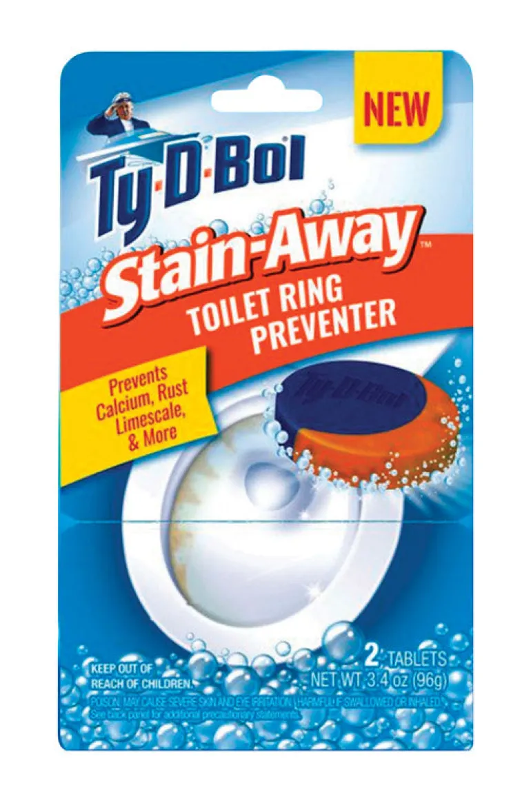 Ty-D-Bol Clean Scent Toilet Ring Preventer 3.4 oz. Tablet (Pack of 6)