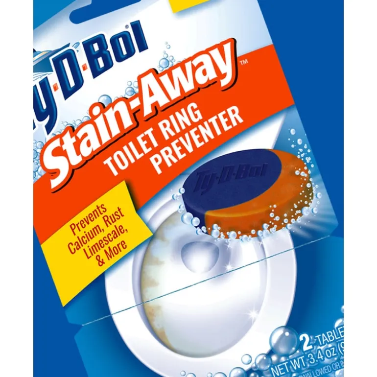 Ty-D-Bol Clean Scent Toilet Ring Preventer 3.4 oz. Tablet (Pack of 6)