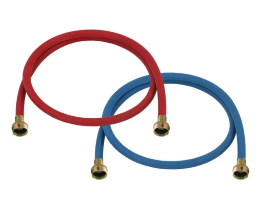 Ultra Dynamic Products 3/8 in. FGH X 3/4 in. D FGT 4 ft. Rubber Washing Machine Supply Line