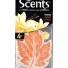 Ultra Norsk Leaf Scents Vanilla 4 pk Car Air Freshener (Pack of 6)