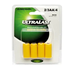 Ultralast Ni-Cad 2/3AA 1.2 V 400 mAh Solar Rechargeable Battery
