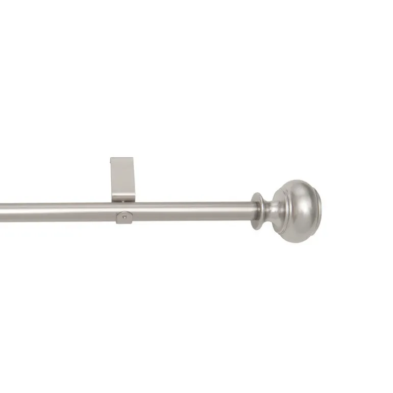 Umbra Dorset Nickel Silver Drapery Curtain Rod 28 in. L X 48 in. L