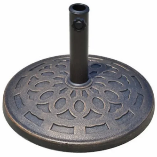 Umbrella Base, Bronze, 18-In.