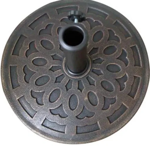 Umbrella Base, Bronze, 18-In.