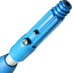 Unger Connect & Clean Telescoping 4-8 ft. L X 1 in. D Aluminum Extension Pole Silver/Blue