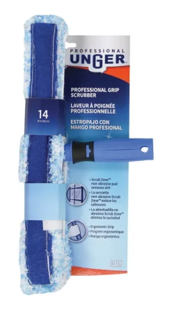 Unger Ergotec 14 in. Microfiber Window Squeegee/Scrubber