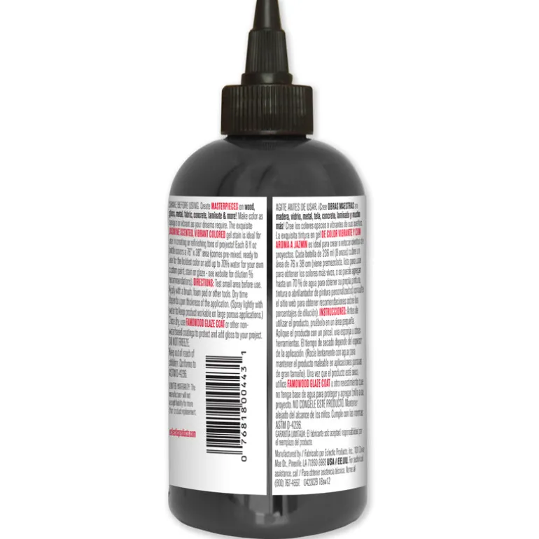 Unicorn Spit Flat Black Gel Stain and Glaze 8 oz. (Pack of 6)
