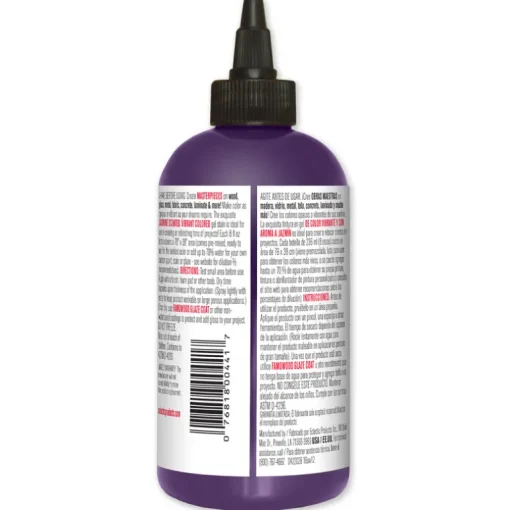 Unicorn Spit Flat Purple Gel Stain and Glaze 8 oz. (Pack of 6)