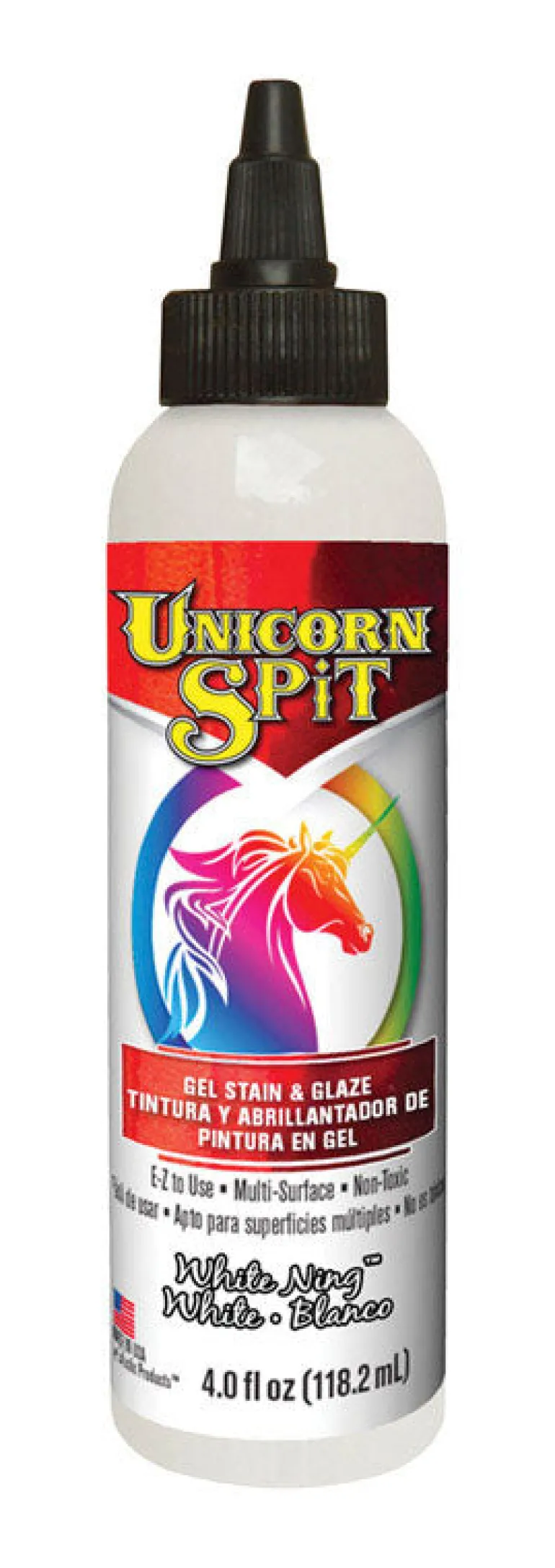 Unicorn Spit Flat White Gel Stain and Glaze 4 oz. (Pack of 6)