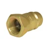 Universal Steel 1/2 in. D X 3/4 in. D Hydraulic Coupler 1 pk