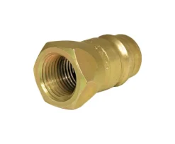 Universal Steel 1/2 in. D X 3/4 in. D Hydraulic Coupler 1 pk