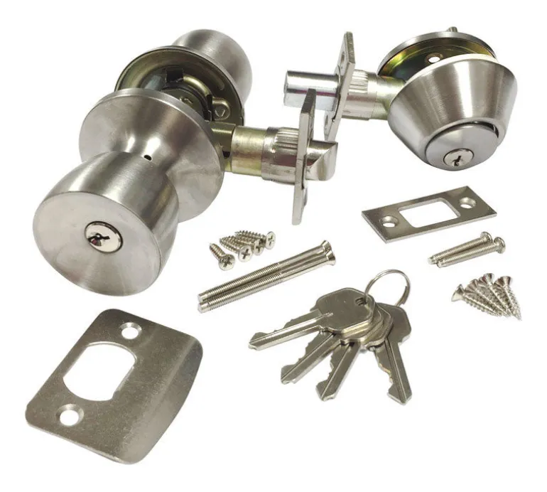 US Hardware RV Knob and Deadbolt Door Lock Set 1 pk