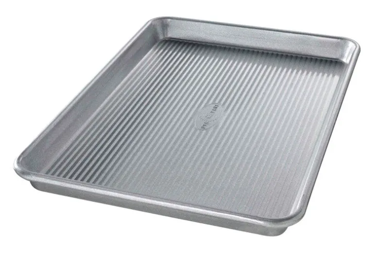 USA Pan 9-3/4 in. W X 14-3/4 in. L Jelly Roll Pan Silver
