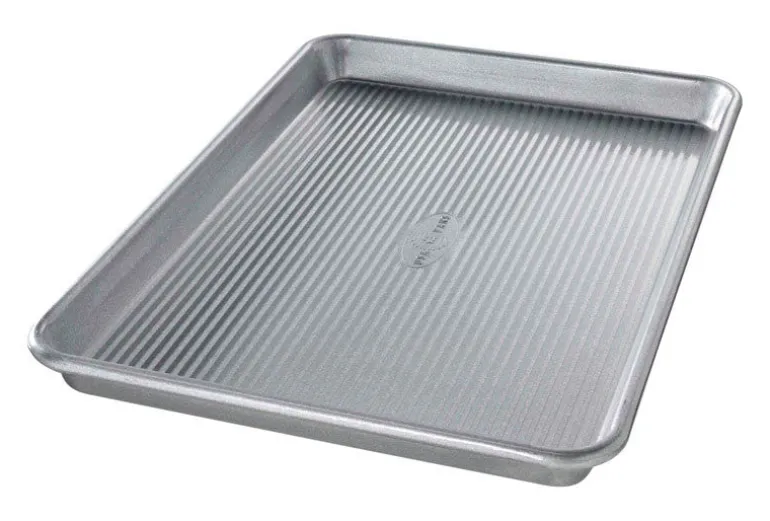 USA Pan 9-3/4 in. W X 14-3/4 in. L Jelly Roll Pan Silver