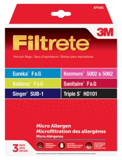 VAC BAG EUR/SANT F,G 3PK