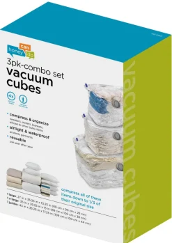 VACUUM BAG VINYL CLR 3PK