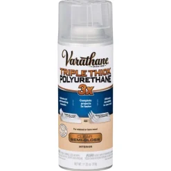 Varathane Triple Thick Transparent Clear Semi-Gloss Polyurethane 11.25 oz. (Pack of 6)