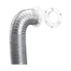 VentPro DryerDock 3 in. L X 4 in. D White Plastic Connector Kit