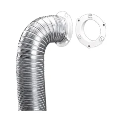 VentPro DryerDock 3 in. L X 4 in. D White Plastic Connector Kit