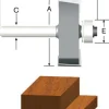 Vermont American 1-1/2 in. D X 1/2 in. X 2-1/8 in. L Carbide Tipped Rabbeting Router Bit