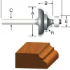 Vermont American 1 in. D X 1/8 in. X 2-1/8 in. L Carbide Tipped Cove & Bead Router Bit