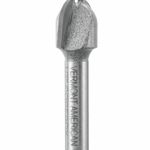 Vermont American 1/2 in. D X 1/2 in. X 1-3/8 in. L Carbide Tipped Core Box Router Bit
