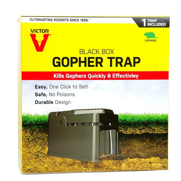 Victor Black Box Choker Loop Animal Trap For Gophers 1 pk