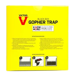 Victor Black Box Choker Loop Animal Trap For Gophers 1 pk