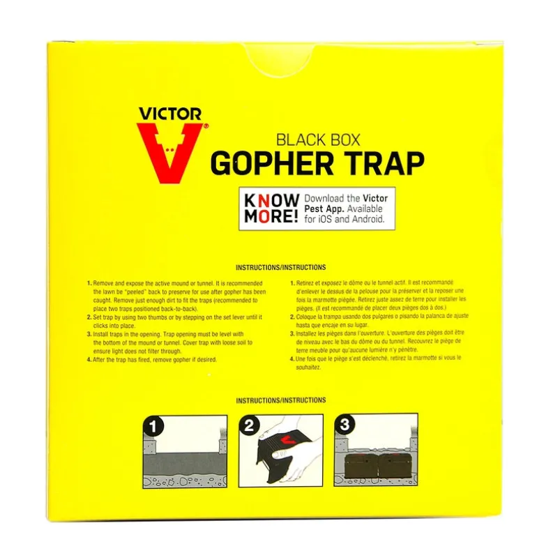 Victor Black Box Choker Loop Animal Trap For Gophers 1 pk