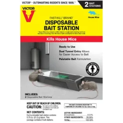 Victor Fast-Kill Toxic Bait Station For Mice 0.75 2 pk