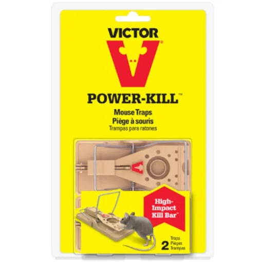 Victor Power-Kill Small Snap Trap For Mice 2 pk