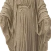 Virgin Mary Statue – Natural Sandstone Appearance – 34"