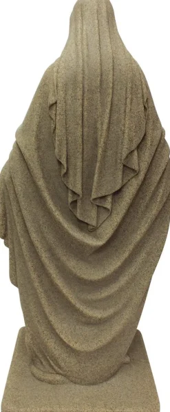 Virgin Mary Statue – Natural Sandstone Appearance – 34"