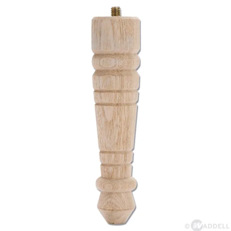 Waddell 5-3/4 in. H Early American Wood Table Leg