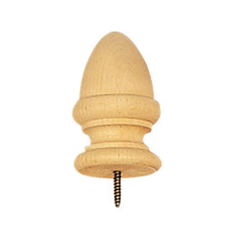 Waddell 4 in. H X 3 in. L Prefinished Brown Pine Exterior Post Top