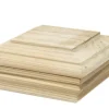 Waddell 4 in. H X 4 in. L Prefinished Brown Pine Exterior Post Top