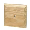 Waddell 4 in. W X 4 in. L Prefinished Brown Pine Post Cap