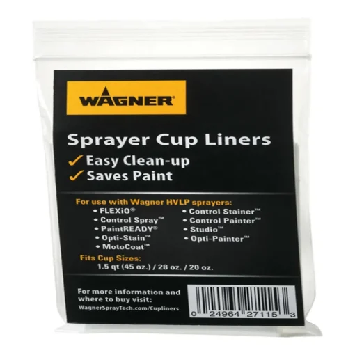 Wagner Plastic Cup Liners 45 oz. for Paint Sprayer