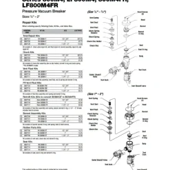 Watts 1 in. Plastic Vacuum Breaker Float Kit 3 pc