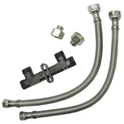 Watts Stainless Steel Gas Water Heater Sensor Valve and Supply Line Kit