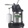 Wayne 1 HP 6100 gph Stainless Steel Vertical Float Switch AC Sump Pump