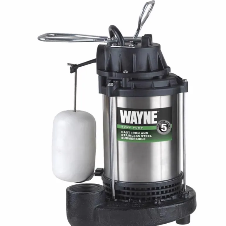 Wayne 1 HP 6100 gph Stainless Steel Vertical Float Switch AC Sump Pump