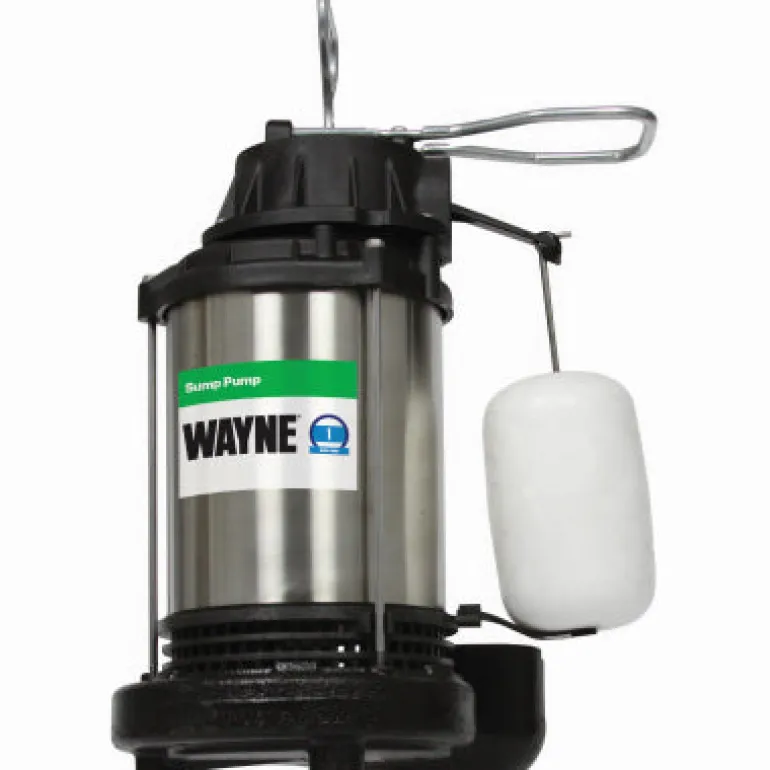 Wayne 1 HP 6100 gph Stainless Steel Vertical Float Switch AC Sump Pump