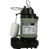 Wayne Blue Angel 1/2 HP 5220 GPH Cast Iron Vertical Float Switch AC Submersible Sump Pump
